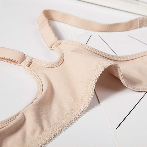 Racerback Front Closure Bra for Women Plus Size Seamless Unlined Underwire T-... - Picture 6 of 6
