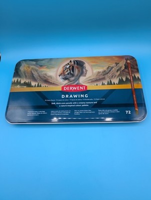 Derwent Drawing 72er Set Kunst Farbstifte Buntstifte Metallbox Zeichnen B-Ware