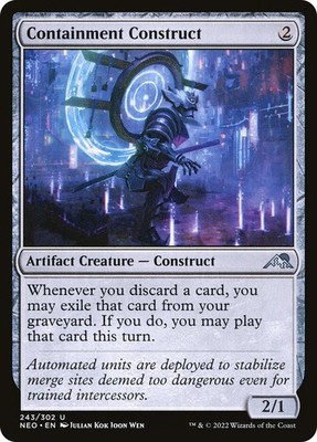 MTG Containment Construct  - Kamigawa: Neon Dynasty #243