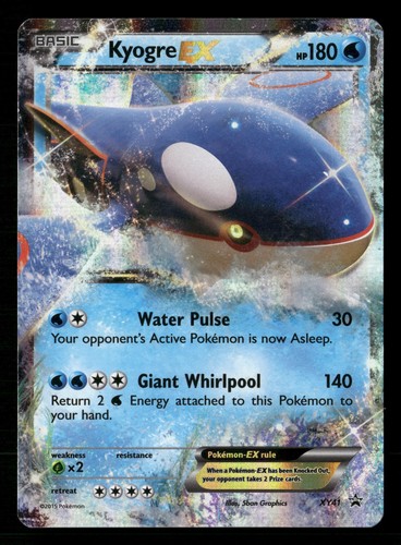 Pokemon TCG Kyogre EX Water Promo XY Promos XY41 NM