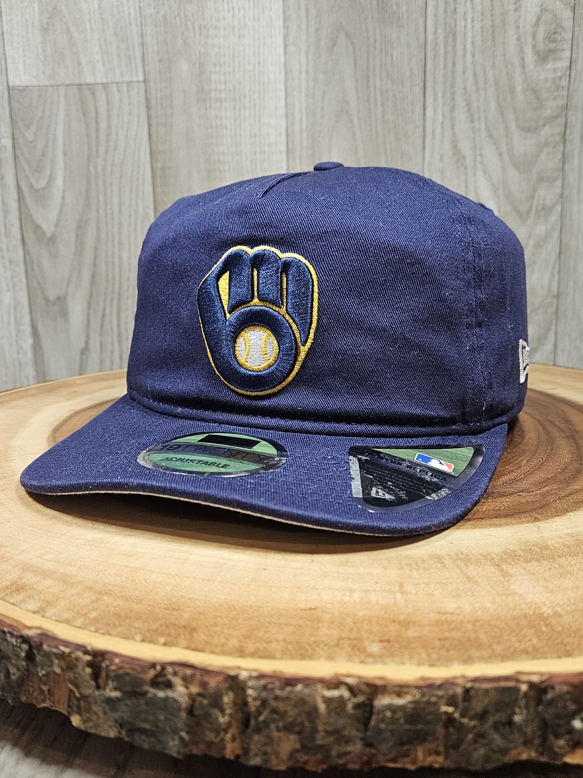 Milwaukee Brewers New Era 19Twenty Golfer SnapBack Adjustable Hat Cap MLB BNWT