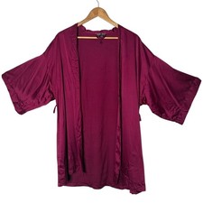Victoria's Secret Satin Short Robe No Belt Women M/L Sleepwear Lounge NO BELT