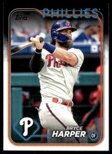 Bryce Harper 2024 Topps Phillies #PHI-1 Phillies MLB READ FREE SHIP AutographDen