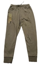 Under Armour Boys YL Jogger Pants Olive Fleece Loose Fit Elastic Waist