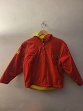 Ferrari Kids Pullover Jacket   Red with Yellow Lining - Official