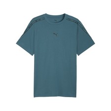 PUMA Essentials Tape Crew Neck Short Sleeve T-Shirt Mens Green Casual Tops 69169