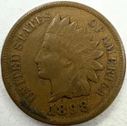 1898 Indian Head Cent Exact Coin Imaged #IND2277