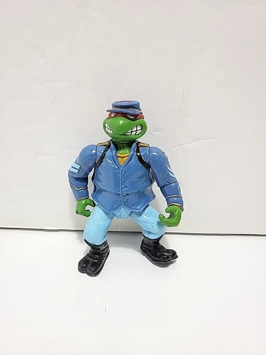 Vtg 1992 Playmates TMNT YANKEE DOODLE RAPH Raphael Civil War Confederate Soldier
