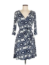 AB Studio Women Blue Casual Dress M