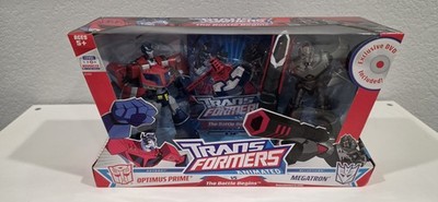 Transformers Animated The Battle Begins Optimus Prime Megatron DVD Gift Set 2007