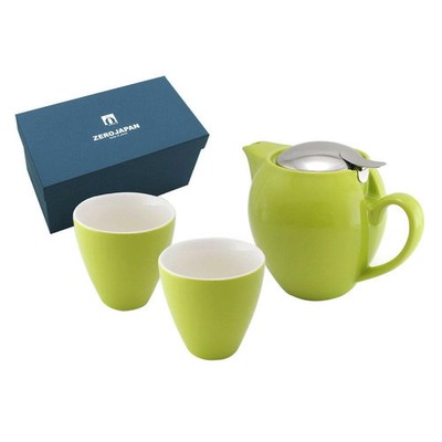 ZERO JAPAN Universal Teapot for 4 people + Tall Teacups x 2 ZG-004 SEN (Japanese