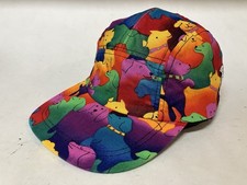 Vintage Yo Wear Maxx Boxer 5 Panel Hat Skater NOS Cartoon Dogs 100 Cotton