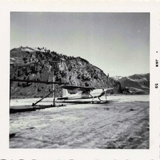 VTG Photo 1959 Single Engine Airplane Runway Cessna 180 Propellor 