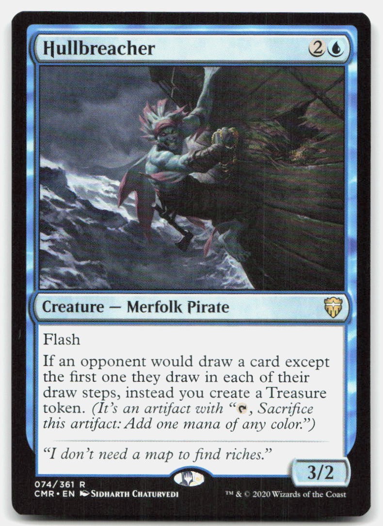Hullbreacher 74 Rare Commander Legends Magic: The Gathering Near Mint
