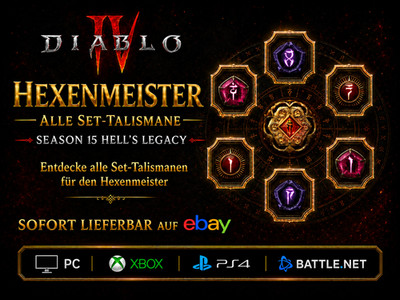 Diablo 4 All Set Charms Warlock/Hexenmeister All Set Talismane S15 Hell s Legacy