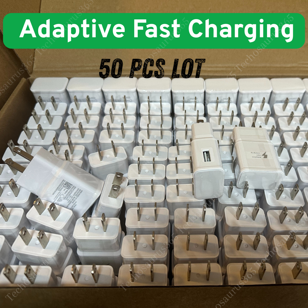 50X Adaptive Fast Charging USB Block Wall Charger Plug For Samsung S24/S24 Ultra