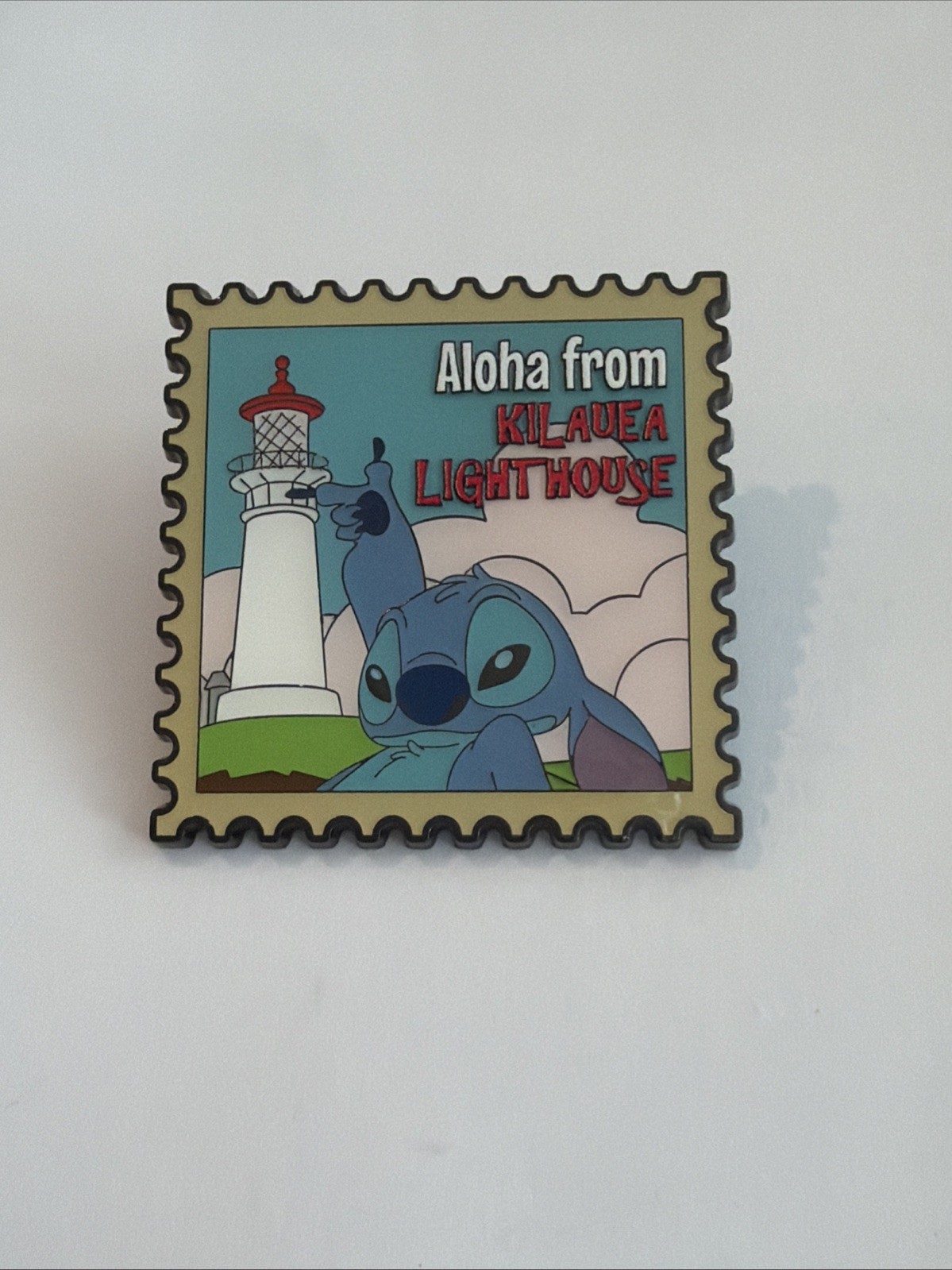 Loungefly Stitch Hawaii Postage Stamp Mystery Kilauea Lighthouse Disney Pin D9