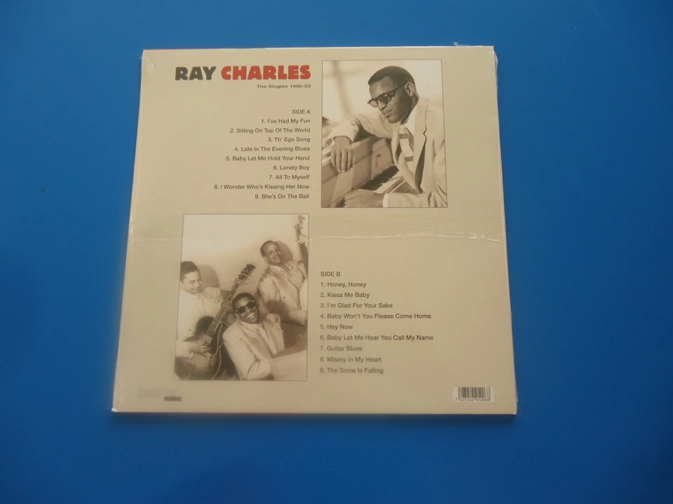 Ray Charles The Singles 1950-53 LP (2021) NEW Shrink Wrap Tear - Image 2 of 3