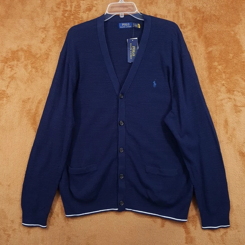 Polo Ralph Lauren Regular Size 2XL Cardigan Sweaters for Men for