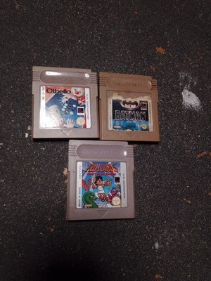 3x Gameboy Spiele - Kidicarus / Batman The Video Game / Othello