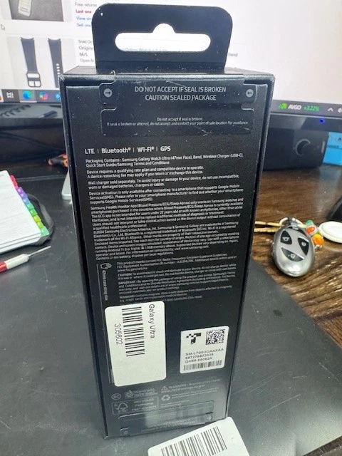 Samsung Galaxy Watch Ultra LTE 47mm Gray/Orange Brand New SM-L705U (JMM200) - Image 3 of 3