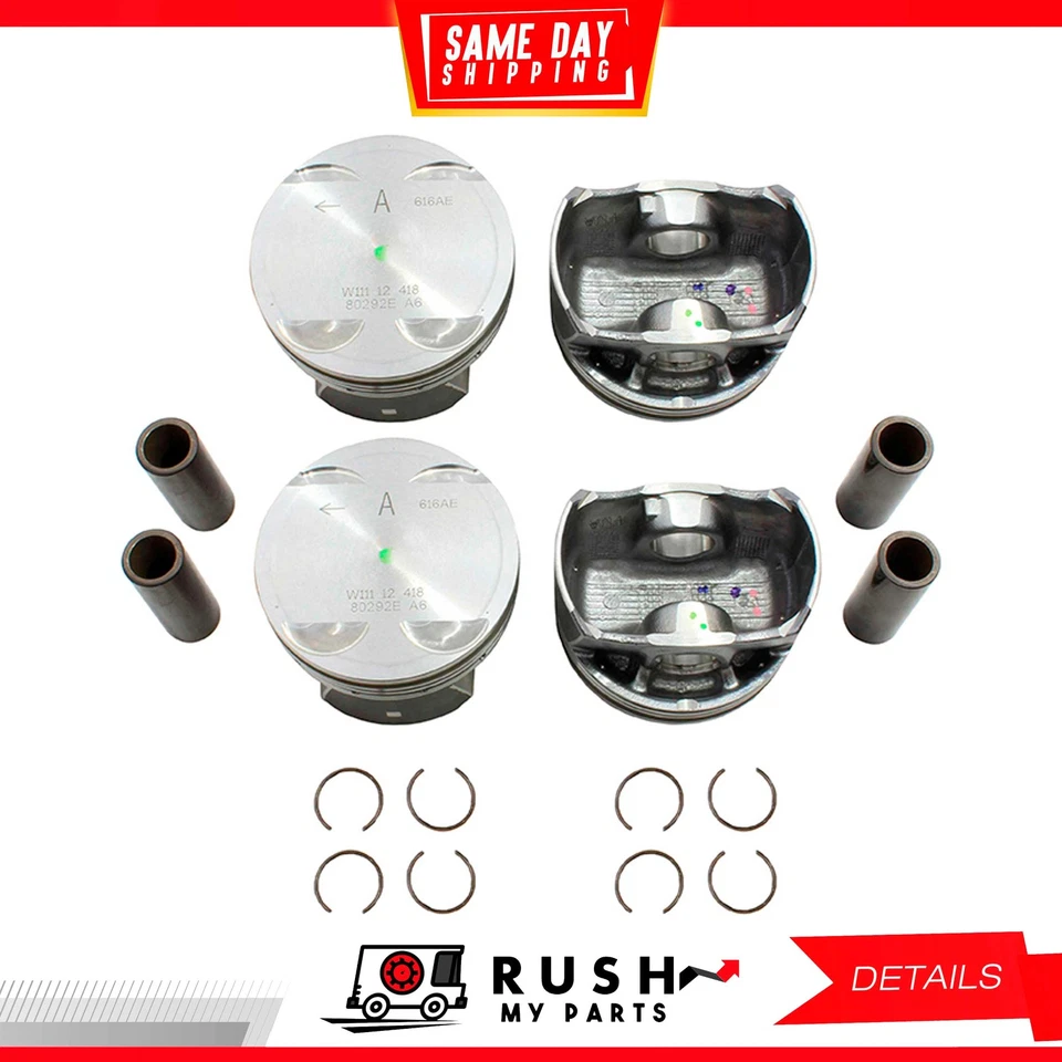 Kit de pistón y anillo 13-16 para Dodge Dart 2.0L L4 DOHC 16v DNJ PRK1170 Foto 2 de 3