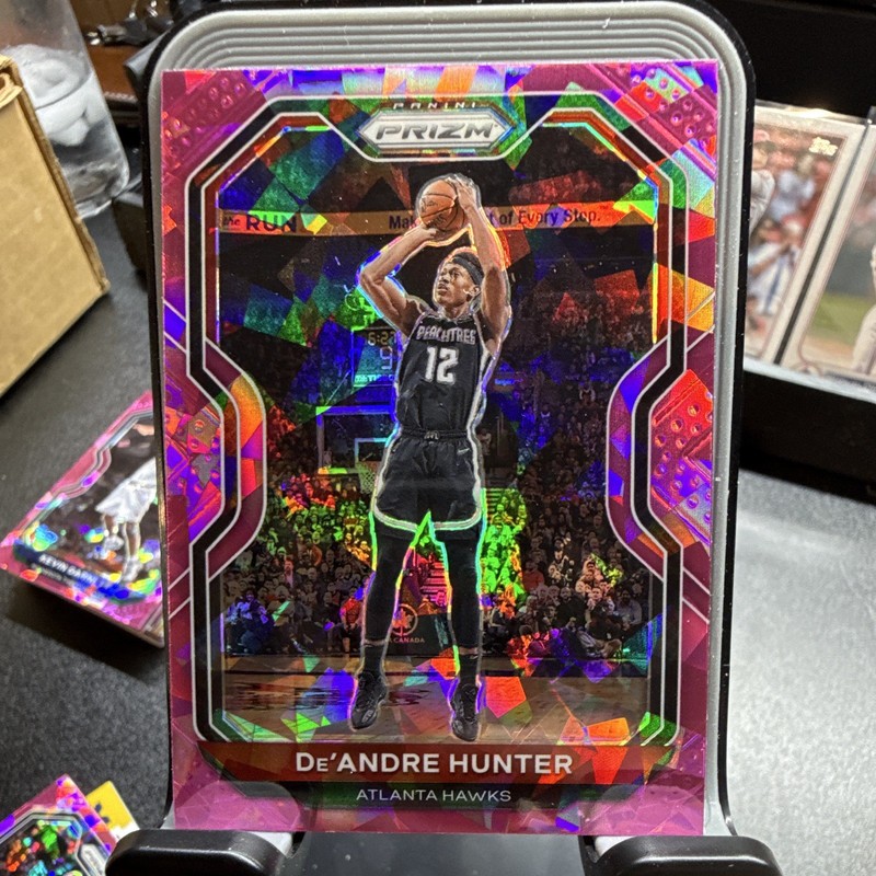 Panini 2020-21 Prizm De'Andre Hunter #38 Atlanta Hawks Basketball Card