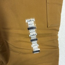 Carhartt Arctic Quilt Lined Bibs Overalls Mens 40x32 R03 BRN Brown USA NOS NWT