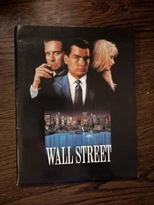 1987 WALL STREET MOVIE PRESS KIT MICHAEL DOUGLAS/CHARLIE SHEEN -Rare