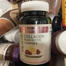 NatureWise Collagen Gummies - Hydrolyzed Collagen Gummies - Type 1 & 3 Ex 4/26