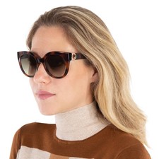 Salvatore Ferragamo Green Cat Eye Ladies Sunglasses SF1031S 214 53