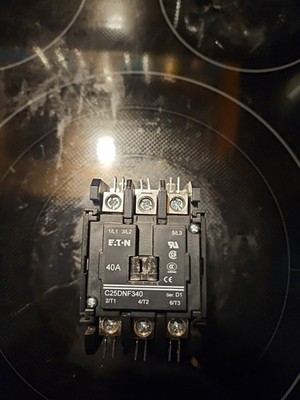 EATON Definite Purpose Magnetic Contactor: 3 Poles, 208-240V AC, 40 A,