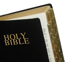 Gold Colored Catholic Bible Index Tabs with 90 Pre-Cut Self-Adhesive Tabs