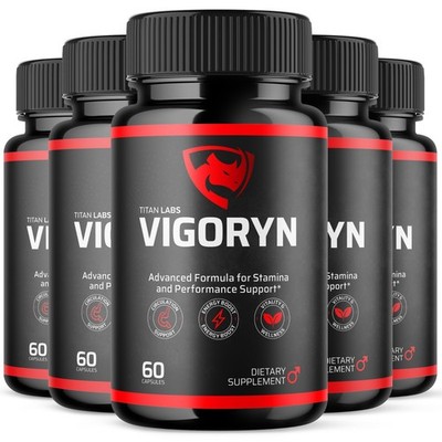 (5 Pack) Vigoryn Advanced Male Health Support Formula Supplement 300 Capsules