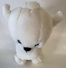 Vintage Neopets Plush White Doglefox Small 2002