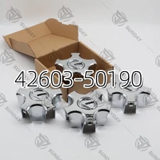 4pcs Hub Cap For 2001 2002 2003 LS430 Chrome Center Cap Replacement 42603-50190