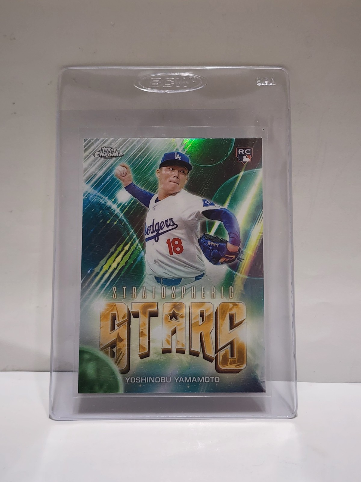 2024 Topps Update Stratospheric Stars Yoshinobu Yamamoto #SS-1 (RC) LA Dodgers