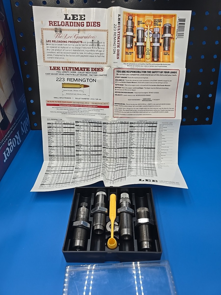 90694 Lee Precision 223 Remington Ultimate Rifle Die Set for sale