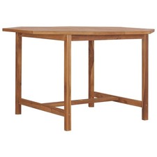 Tavolo da Pranzo in Massello di Teak Esterno 110x75 cm Modelli Diversi vidaXL