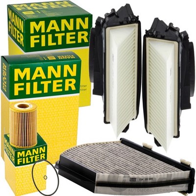 MANN INSPEKTIONSPAKET passend für MERCEDES C/E KLASSE W/S 204 212 CLS C218