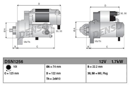 Arranque denso para LEXUS GS 300 DSN1256 - Imagen 3 de 3