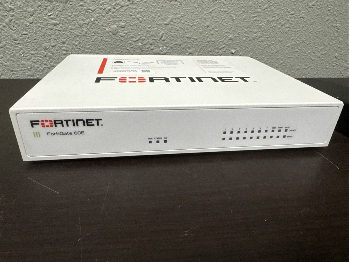 Fortinet FortiGate 60E Firewall Network Security Appliance