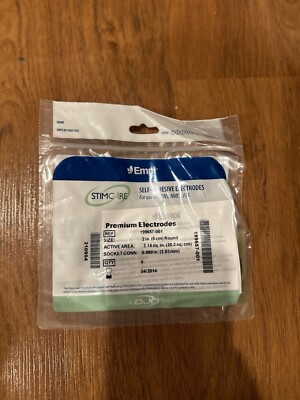 Lor Of 5 Empi StimCare CARBON CL Electrodes 2'' Round 4 Pack TENS 198928-001 2014