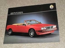 Maserati Spyder Double Sided Brochure / Flyer 1989-1990
