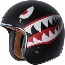 TORC T50 Route 66 3/4 Helmet - Flying Tiger Graphic - Large - T5015FT:24