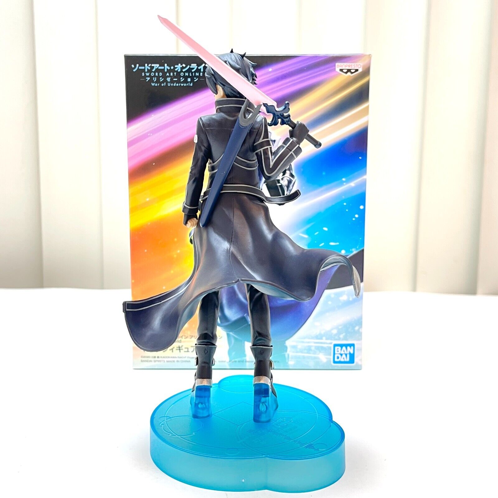 Boneco Sword Art Online Alicization War of Underworld Kirito Bandai  Banpresto