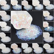 Round Transparent Sequins - 3MM-30MM Cup Flat PVC Loose Sequin Nail Art Craft