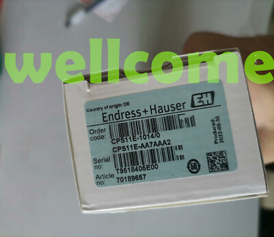 NEW E+H CPS11E-AA7AAA2 PH electrode  (FedEx/DHL) HY/
