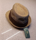 NEW NWT Lake of The Isles Fedora Hat Unisex  Khaki and Brown — photo 1