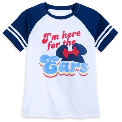 Disney I m Here for the Ears Women s Tee   Size Large